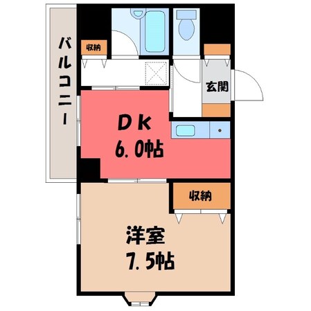 センチュリー上戸祭の物件間取画像